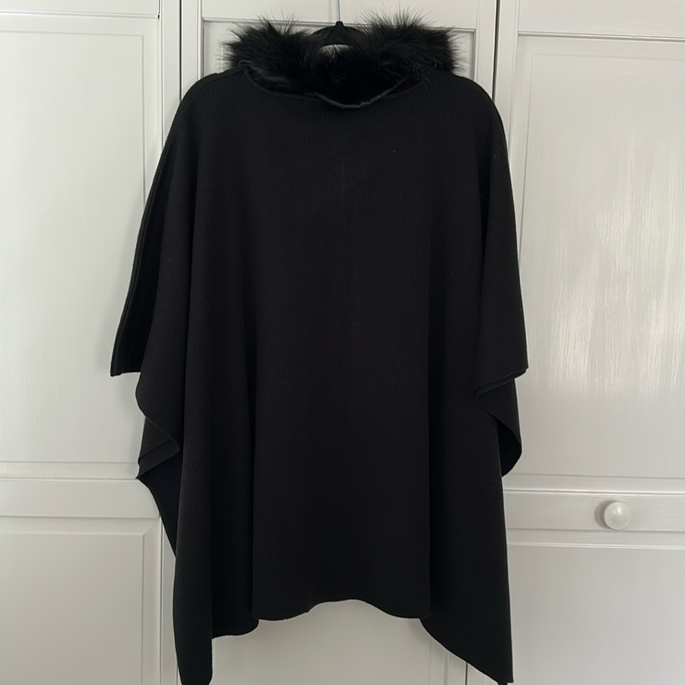 Fur Collared Cape - image 2